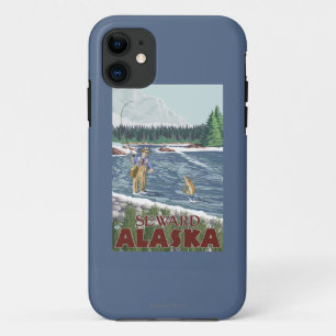 Fly Fisherman - Seward, Alaska Case-Mate iPhone Case
