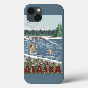 Fly Fisherman - Seward, Alaska iPhone 13 Case