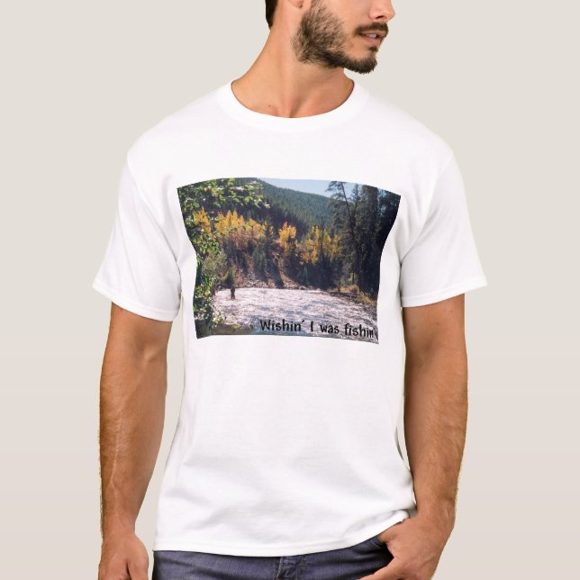 fly fisherman T-Shirt (Front)