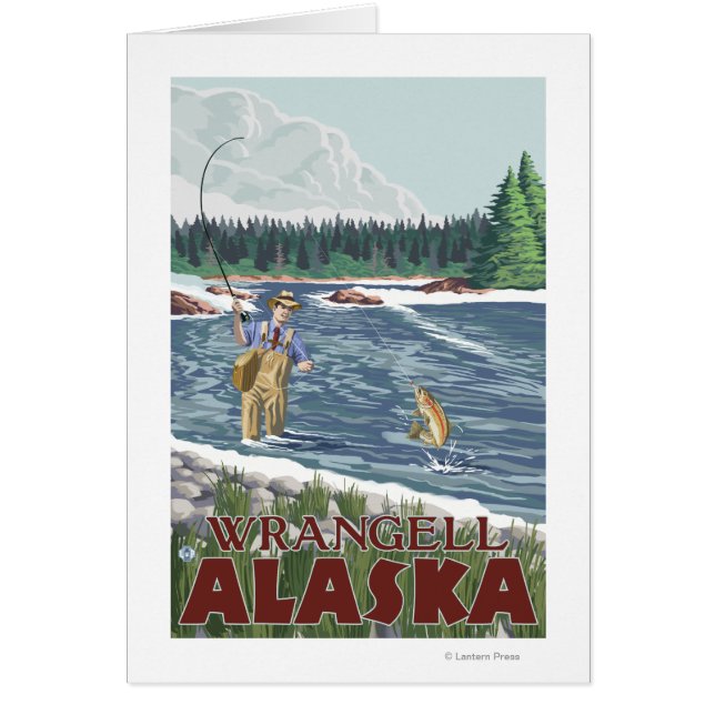 Fly Fisherman - Wrangell, Alaska (Front)
