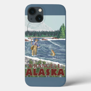 Fly Fisherman - Wrangell, Alaska iPhone 13 Case