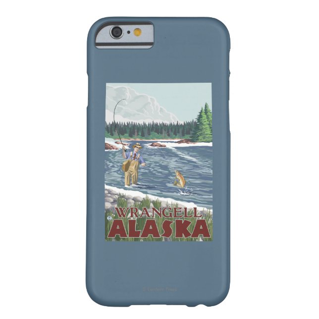 Fly Fisherman - Wrangell, Alaska Case-Mate iPhone Case (Back)