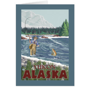Fly Fisherman - Yukon, Alaska