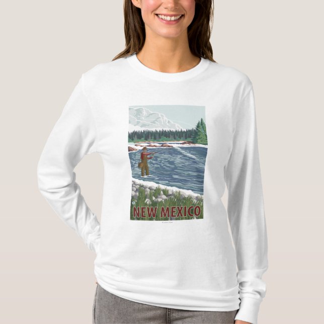 Fly FishermanNew Mexico T-Shirt (Front)