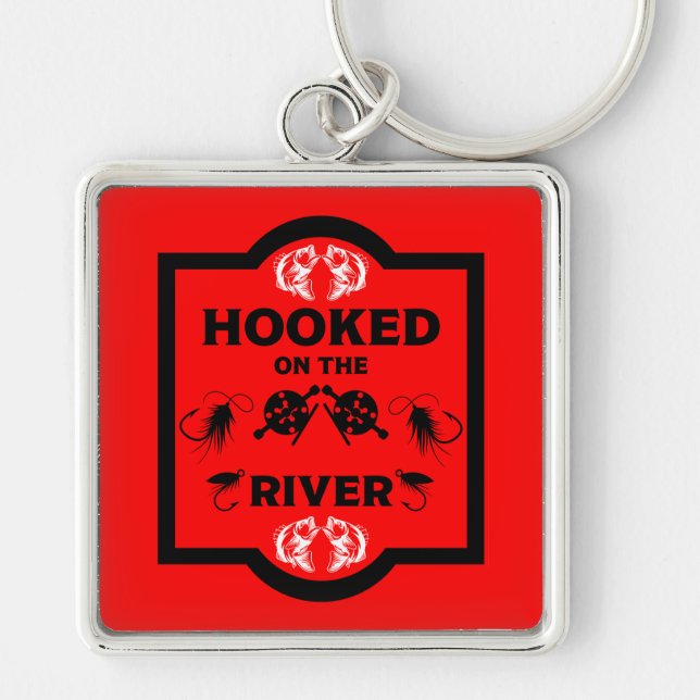 Fly Fishing Alaska Key Ring (Front)