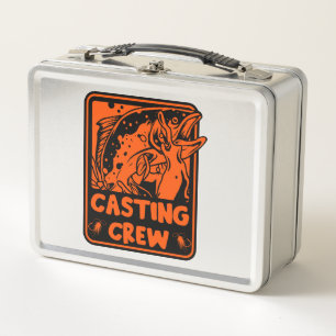Fly Fishing Alaska Metal Lunch Box
