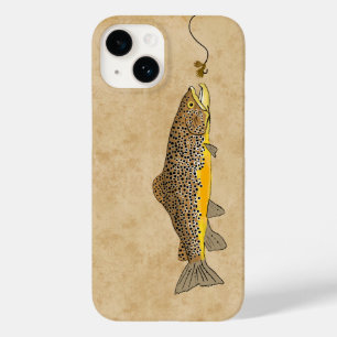 Fly Fishing Brown Trout Case-Mate iPhone 14 Case