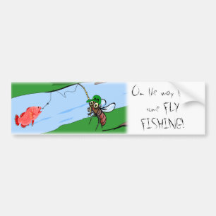 Fly Fishing Bumper Sticker