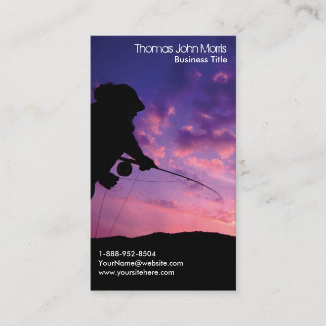 Fly Fishing Business Card (Front)