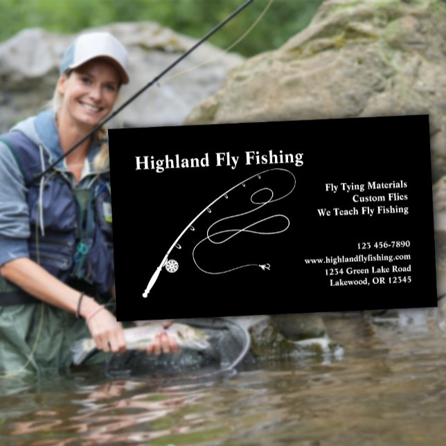 Fly Fishing Business Card (Creator Uploaded)