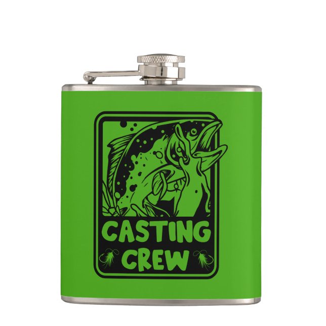 Fly Fishing Canada Hip Flask (Front)