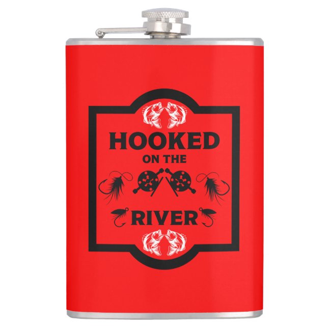 Fly Fishing Canada Hip Flask (Front)