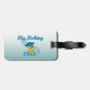 Fly Fishing Chick #3 Luggage Tag