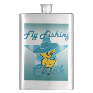 Fly Fishing Chick #7 Hip Flask