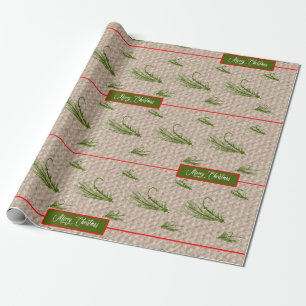 Fly Fishing Christmas Wrapping Paper