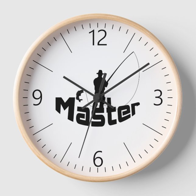 Fly fishing clock (Front)