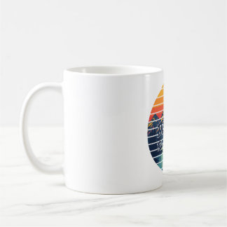 Fly Fishing Drift Boat River Therapy Retro Gift Coffee Mug