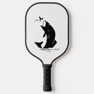 Fly Fishing Fish Jump Larvea Hook Fisherman Gift Pickleball Paddle