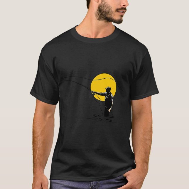 Fly Fishing - Fisherman Gift T-Shirt (Front)