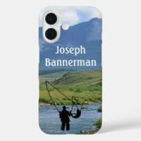 Fly Fishing - Fisherman in stream Personalise