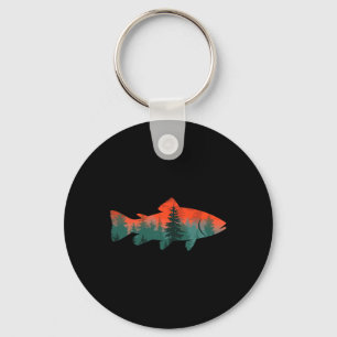 Fly Fishing Fisherman Nature  Key Ring