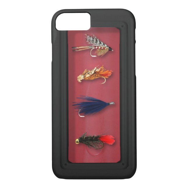 Fly Fishing flies Case-Mate iPhone Case (Back)