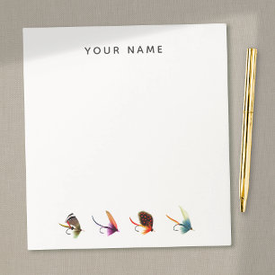 Fly Fishing Flies Notepad