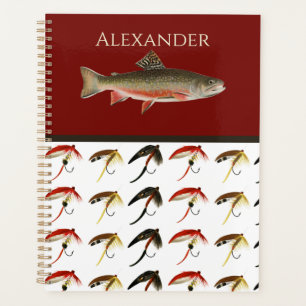 Fly Fishing Flies Rustic Salmon Planner