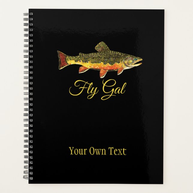 Fly Fishing FLY GAL Ladies Planner (Front)