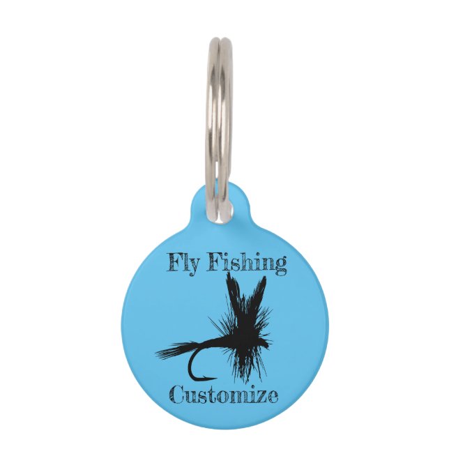 Fly Fishing Fly Thunder_Cove Pet Tag (Front)