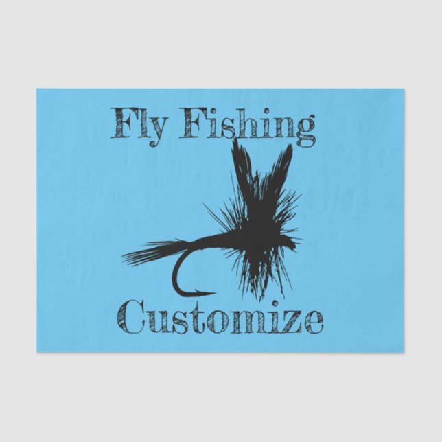Fly Fishing Fly Thunder_Cove Tissue Paper (Front)
