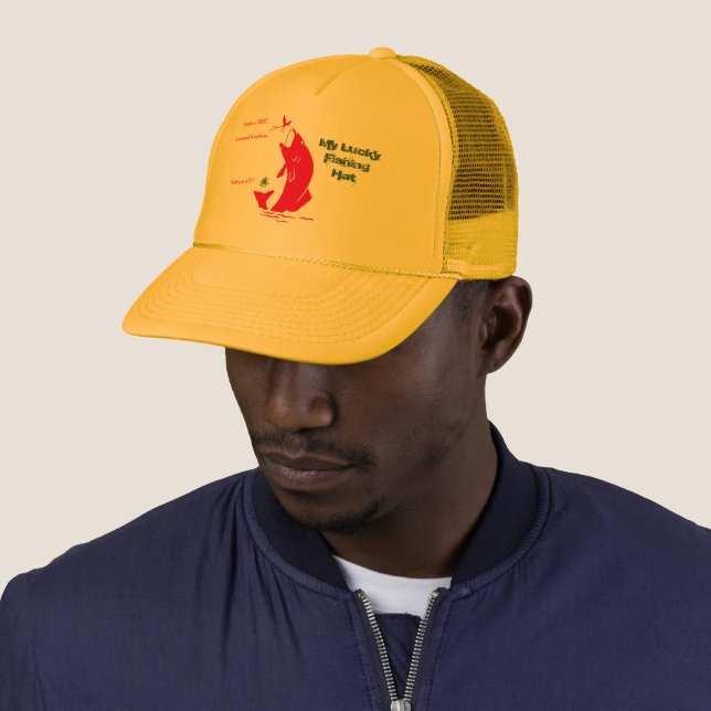 Fly Fishing Funny Lucky  Trucker Hat (In Situ)