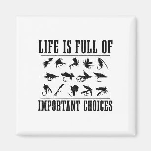 Fly Fishing Gift Vintage Fishing Fisherman Fly Fis Magnet