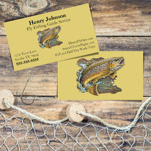Fly Fishing Guide Service Business Card