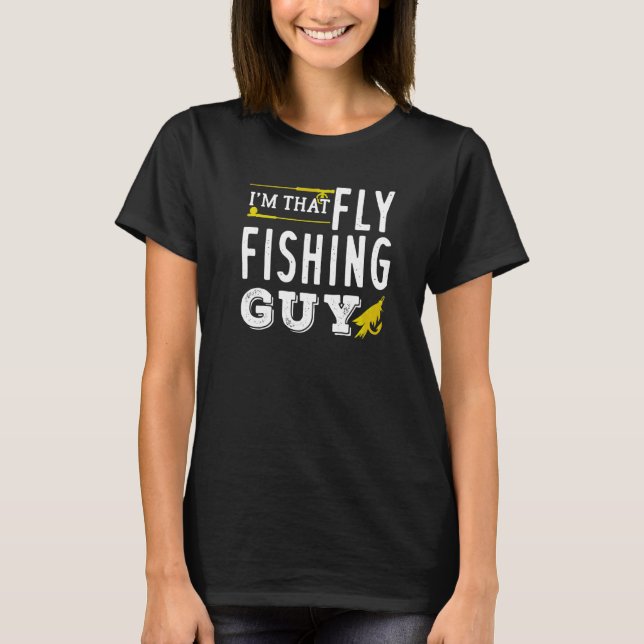 Fly Fishing Guy Men T-Shirt (Front)