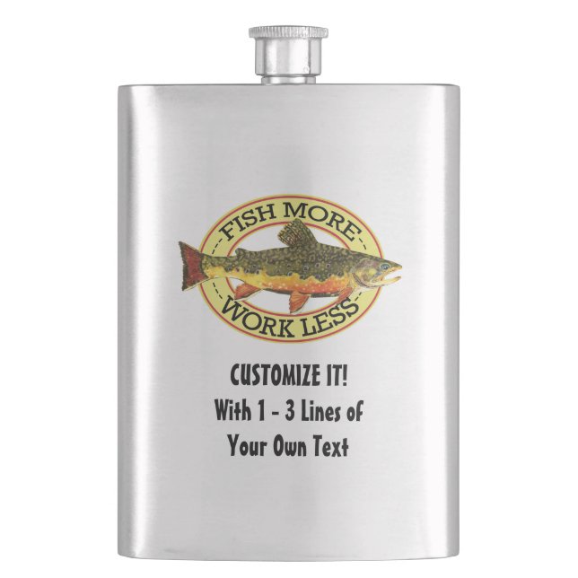 Fly Fishing Hip Flask (Front)