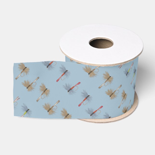 Fly Fishing Hooks  Grosgrain Ribbon (Spool)