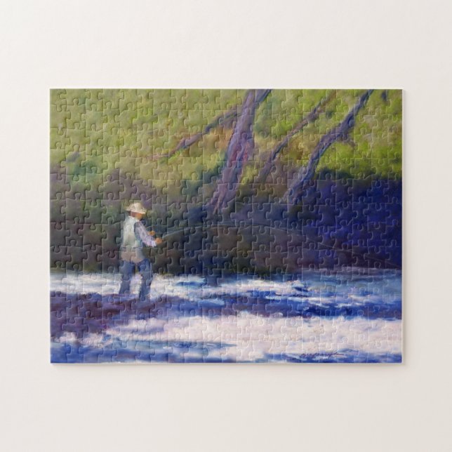 Fly Fishing Jigsaw Puzzle (Horizontal)