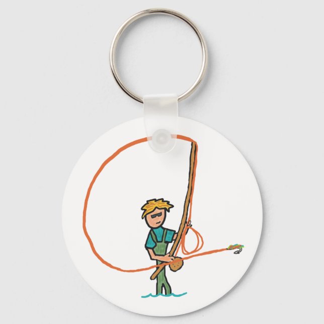 Fly Fishing Key Ring (Front)