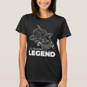 Fly fishing legend for anglers on fishing tour T-Shirt
