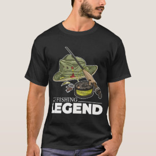 Fly fishing legend for the best fisherman in town T-Shirt