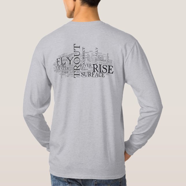 Fly Fishing Long Sleeve T-Shirt (Back)
