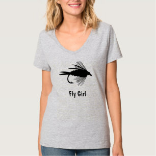 Fly Fishing lure to Personalise T-Shirt
