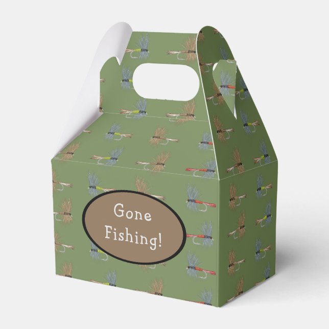Fly Fishing Lures  Favour Box (Front Side)