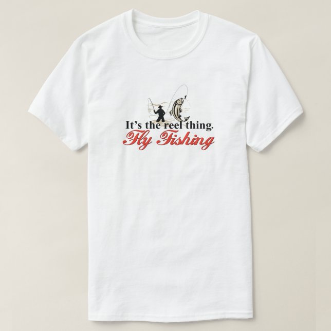 Fly Fishing Men's Basic T-Shirt (Design Front)