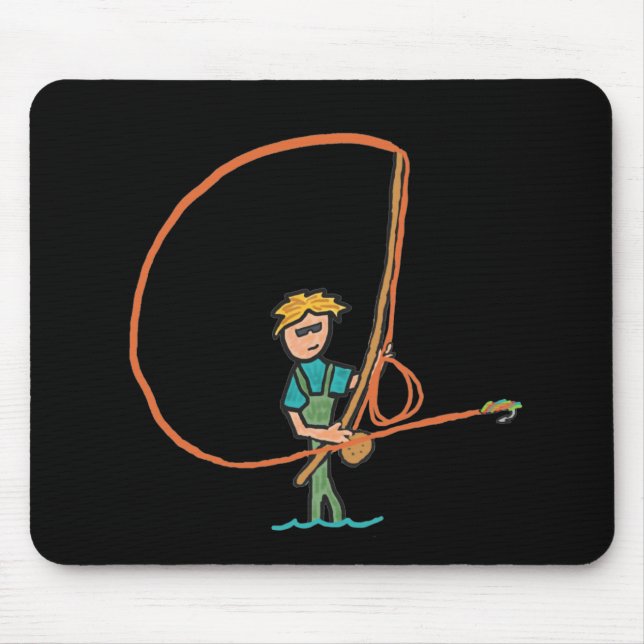 Fly Fishing Mouse Pad (Front)