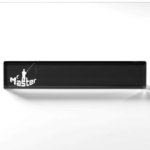 Fly fishing nameplate