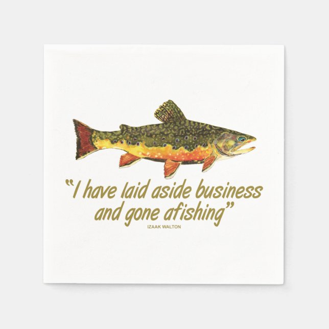 Fly Fishing Napkin (Front)