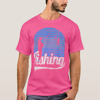 Fly Fishing Outdoor Fisher Rod Fish T-Shirt