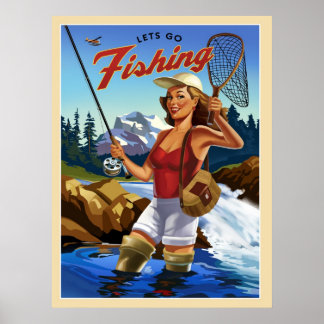 Fly Fishing Poster